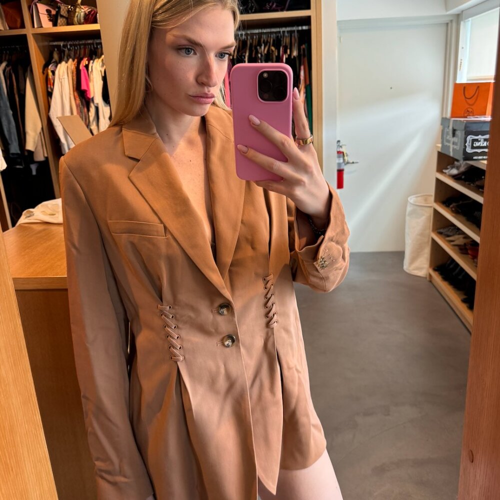 A.L.C. LACE UP BLAZER